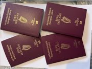 Closed Irish passport covers